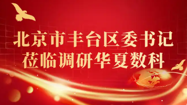 北京市丰台区委书记王少峰一行调研华夏数科招商大模型